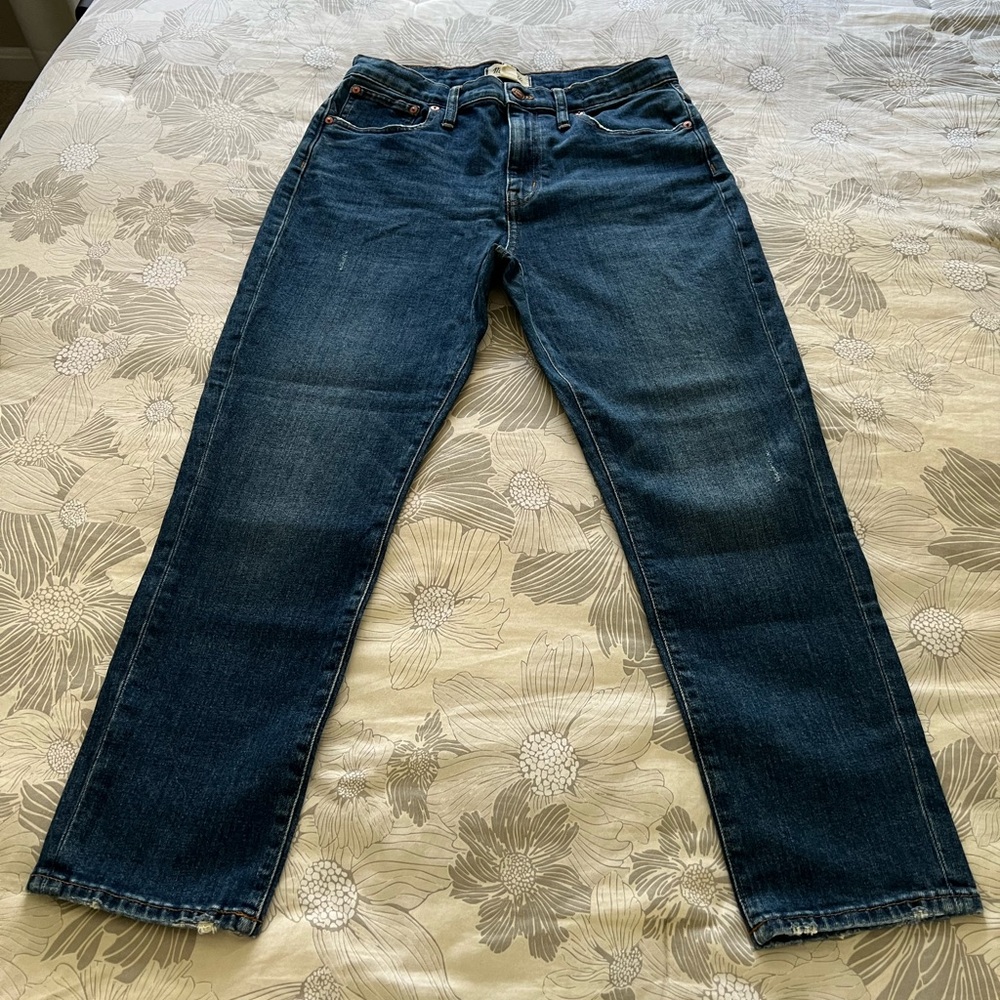 Madewell Women’s The High Rise Slim Crop Boy Jean (Size 29)